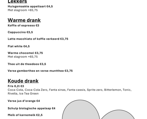 Drankenkaart KOE Otterlo